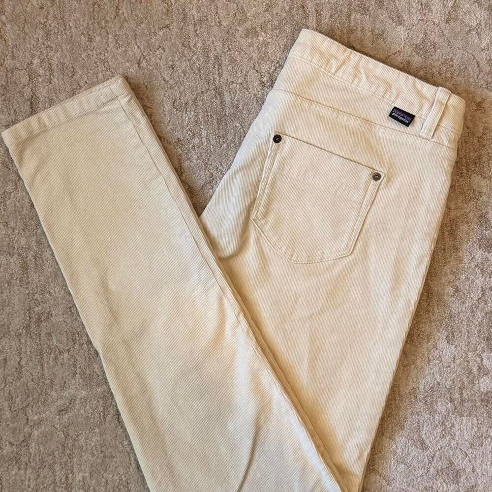 Patagonia Cream/Ivory Fitted Corduroy Pants